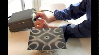 Evan Grant Making sound visible through cymatics [upl. by Anitsuj]