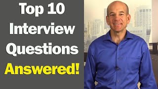 Top 10 Job Interview Questions amp Answers for 1st amp 2nd Interviews [upl. by Nnylecoj]