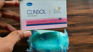 Clinsol Soap use benefits  Anti acne soap [upl. by Adlay]