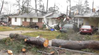 Hattiesburg Tornado 21013 My Neighborhood [upl. by Asilegna649]