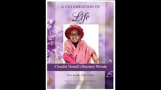 Claudia Vernell Baynes Woods [upl. by Hsu899]