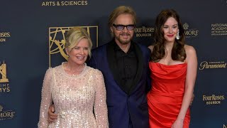 Mary Beth Evans Stephen Nichols Abigail Klein 2024 Daytime Emmy Awards Red Carpet [upl. by Anirbus]