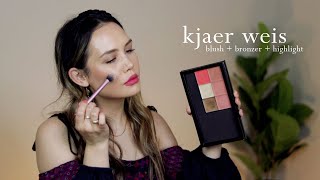 finally trying kjaer weis  review  swatches  alexa blake [upl. by Wilburt77]