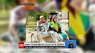 Membanggakan Anak Tukang Becak Kuliah S3 ke Inggris  Hari Perempuan Sedunia [upl. by Nnayrrehs]