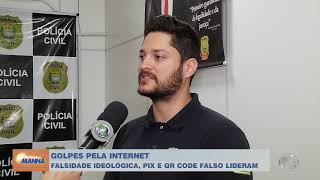 Falsidade ideológica lidera golpes pela internet no Piauí [upl. by Toddy773]