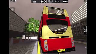 Exploring the Rare Selkent Ambassador Enviro 400 Croydon Roblox croydon roblox [upl. by Nylyoj]