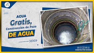 🤔¿AGUA GRATIS🤔  ✅Consideraciones para construir un POZO DE AGUA✅✍️ [upl. by Ayama]