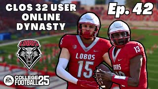 New Mexico vs Air Force Week 13 Szn 3  Clos Online Dynasty Ep 42 [upl. by Yevol624]