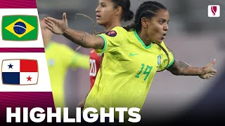 Brazil vs Panama  Highlights  Concacaf W Gold Cup Womens 27022024 [upl. by Nod]