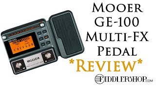 Mooer GE100 Multi Effects Pedal [upl. by Davidde658]