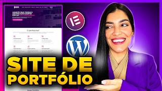 Como Criar um SITE DE PORTFÓLIO no WordPress e Elementor Pro Passo a Passo do Zero [upl. by Einnaj]