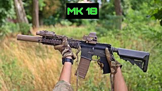 Airsoft MK18 AEG Gameplay [upl. by Aiyn]