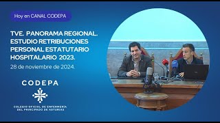 TVE quotPanorama Regionalquot Estudio retribuciones personal estatutario hospitalario 2023 28112024 [upl. by Akinehs]