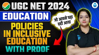 UGC NET Inclusive Education  UGC NET Education by Rachana Mam  UGCNET Dec 2024 [upl. by Carlen264]