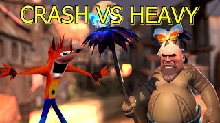 TF2 Crash Bandicoot vs Heavy  Woah meme ►Team Fortress 2◄ [upl. by Kendra]