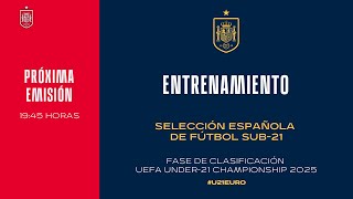 🚨EN DIRECTO🚨Entrenamiento Selección Española Sub21  🔴 SEFUTBOL [upl. by Minni13]