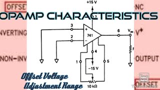 Opamp Offset Voltage adjustment range [upl. by Irdua]