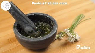 Pesto à ail des ours et au pignons de pin [upl. by Capp]