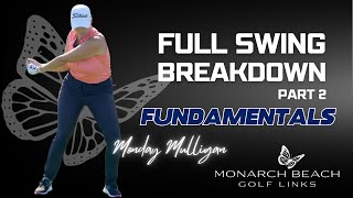 Downswing to Impact Sequencing with Jackie  Monarch Beach Monday Mulligan [upl. by Mullac]