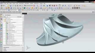 Siemens NX Impeller CAD Modelling [upl. by Atiluj307]