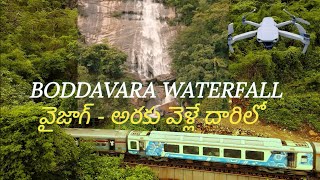 Boddavara waterfall Drone View  బొడ్డవర జలపాతం డ్రోన్ వ్యూ Vizag to Araku araku dji vizag [upl. by Musihc]