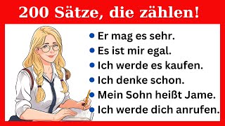 Meistere Deutsch 200 Unverzichtbare Sätze für den Täglichen Gebrauch [upl. by Elisee]