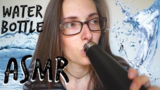 ASMR with a Water Bottle Tapping Sloshing Drinking [upl. by Gable]