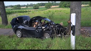 Tödlicher Unfall auf der B 3 bei Bensheim [upl. by Rex]