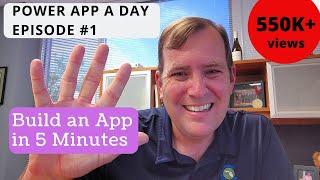 Microsoft Power Apps Tutorial for Beginners 📱 Build an App in 5 Minutes ⏱️ [upl. by Atrahc]