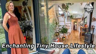 She Lives FullTime in a Stunning Tiny House  Micro Home Tour in the Netherlands [upl. by Hagar383]