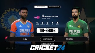 INDIA VS PAKISTAN T20 MATCH CRICKET 24  KD GAMING  CRICKET 24 LIVE indiavspakistan [upl. by Llerej]