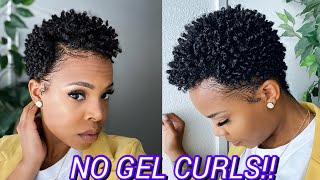 “New Cantuquot for  Dry Natural Hair  No gel Moisturized curls  short natural hair [upl. by Lletnahs497]