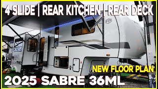 2025 Sabre 36ML Rear Kitchen Fifth Wheel with a Loft rear Deck by Forestriver at Couchs RV Nation [upl. by Sieber]