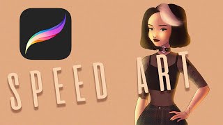 Speed Art ✏️ 2  Procreate [upl. by Ezeerb795]