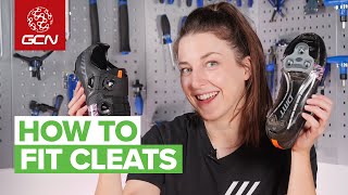 How To Fit New Cleats To Your Cycling Shoes [upl. by Eedeed278]