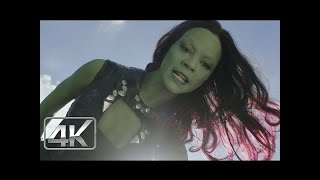 Star Lord Vs Gamora quotPrimer Encuentroquot LATINO 4k UltraHD Guardianes de la Galaxia 2014 [upl. by Nuj]