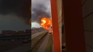 💥💥MASSIVE EXPLOSION💥💥 uk explosion massivefire [upl. by Coffin]