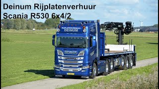 Scania R530 6x24 Deinum Rijplaten [upl. by Boffa189]