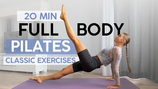 Joseph Pilates’s Classic Mat Workout  20 MIN Intense Pilates Intermediate [upl. by Cassaundra]