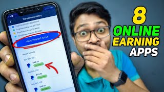 Best 8 Online Earning Apps That Pay You Real Money Without Any Investment [upl. by Peedsaj]