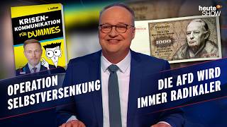 FDP in der Krise  AfD will zurück zur DMark  Wirtschaft unter Druck  heuteshow vom 06122024 [upl. by Aizirk]