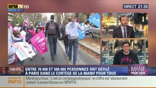 Interview dAlbéric Dumont de la Manif Pour Tous 051014 21h30 BFM TV [upl. by Sredna]