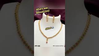 premium quality necklacefashion jewellery whatsapp for booking 9894452942 newfashionjewellery [upl. by Haela]