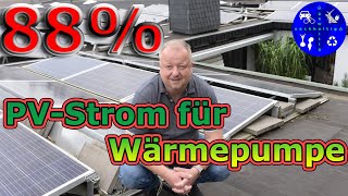 Von wegen Photovoltaik und Wärmepumpe passt nicht  88  Solarstrom im April verheizt [upl. by Hulen622]