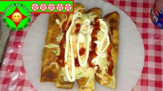 ✅ Como hacer tacos dorados de pollo salvadoreños [upl. by Gail667]