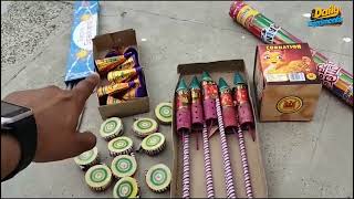 Different Types Of Diwali Crackers Testing  AnarSkyshotChakri Rocket  Crackers Experiment Video [upl. by Frankie]