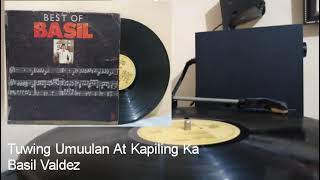 TUWING UMUULAN AT KAPILING KA 1980  Basil Valdez  OPM 33rpm Vinyl BlackGold Records [upl. by Siravat]