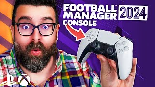 FOOTBALL MANAGER 2024 Console Edition  First Look amp Review of FM24 on PS5 amp Xbox Game Pass [upl. by Llesig]