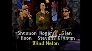 Blind Melon guest hosting plus video amp Toes Across The Floor live on 120 19950924 [upl. by Catie]