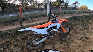 KTM 125 SX 2023  gopro  raw [upl. by Fenelia122]